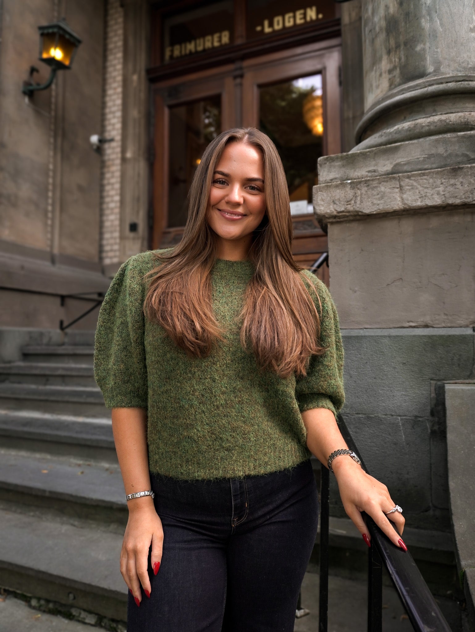 ONLNELLIE Pullover - Forest Night